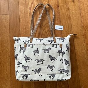 Sonoma Tote Bag / zebra print